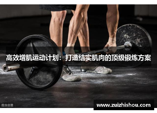 高效增肌运动计划：打造结实肌肉的顶级锻炼方案